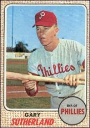 1968 Topps Baseball Cards      098      Gary Sutherland